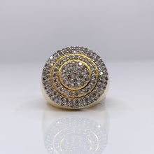 Load image into Gallery viewer, 1.50 CT. Natural Diamond Men’s Round Shape Ring In 10 KT Yellow Gold