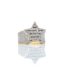 Load image into Gallery viewer, 1.23 CT. T.D.W Natural Diamond Star Ring In 10 KT Yellow Gold