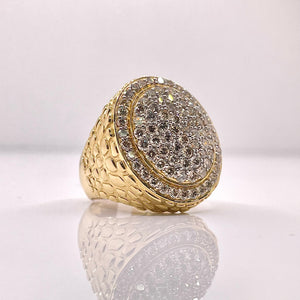 2.68 CT. Natural Diamond Men’s Oval Shape Ring