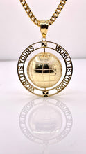 Load image into Gallery viewer, World Is Yours Pendent In 10 KT Yellow Gold