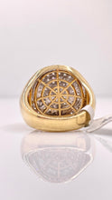 Load image into Gallery viewer, 2.55 CT. Natural Diamond Men’s Round Shape Ring In 10 KT Yellow Gold
