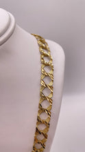 Load image into Gallery viewer, 10mm Diamond-Cut Link Chain In 10 KT Yellow Gold