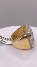 Load image into Gallery viewer, 2.66 CT. Natural Diamond Men’s Ring In 10 KT Yellow Gold