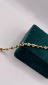 5mm Puff Gucci Link Chain In 10 KT Yellow Gold