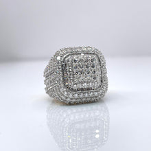 Load image into Gallery viewer, 6.53 CT. Lab Grown Men’s Diamond Square Shape Ring In 10 KT Yellow Gold
