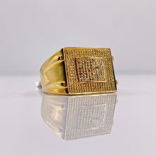 Load image into Gallery viewer, 0.54 CT. Natural Yellow Diamond Men’s Ring In 10 KT Yellow Gold