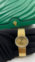 Load image into Gallery viewer, Women’s Diamond 18 KT Gold Rolex Cellini Watch