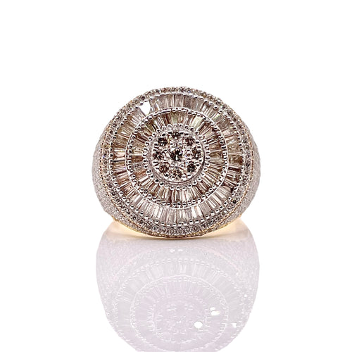 2.48 CT. Natural Diamond Men’s Ring In 10 KT Yellow Gold