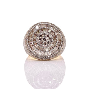 2.48 CT. Natural Diamond Men’s Ring In 10 KT Yellow Gold