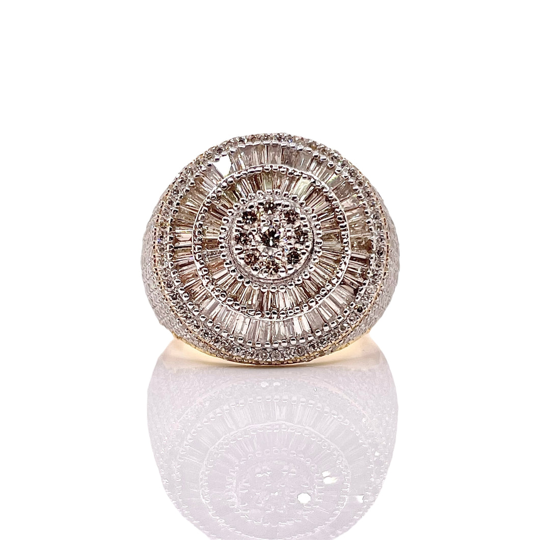 2.48 CT. Natural Diamond Men’s Ring In 10 KT Yellow Gold