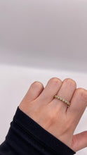 Load image into Gallery viewer, CZ Women’s Band In 10 KT Yellow Gold