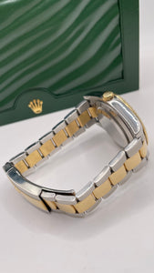 41mm Two-Tone DateJust Men’s Rolex Watch With Champagne Diamond Dial