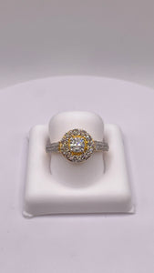 1.15 CT. Natural Diamond Women’s Engagement Ring In 10 KT Yellow Gold