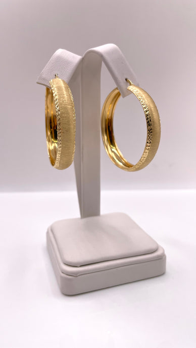 14 KT Yellow Gold Women’s Hoop Earrings