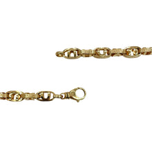Load image into Gallery viewer, 7.9mm Unique Link Chain In 10 KT Yellow Gold