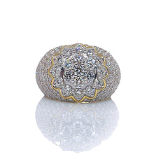 Load image into Gallery viewer, 3.27 CT. T.D.W Lab Grown Diamond Men’s Ring In 10 KT Yellow Gold