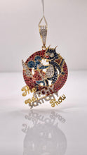 Load image into Gallery viewer, 1.86 CT. Natural Diamond The Itchy &amp; Scratchy Show Pendent In 10 KT Yellow Gold