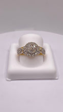 Load image into Gallery viewer, 1.16 CT. Natural Diamond Round Shape Women’s Ring In 10 KT Yellow Gold