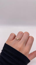Load image into Gallery viewer, Dainty Letter E Ring In 10 KT Yellow Gold
