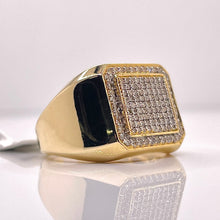 Load image into Gallery viewer, 0.56 CT. Natural Diamond Men’s Ring In 10 KT Yellow Gold