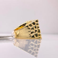 Load image into Gallery viewer, Men’s Nugget Ring In 10 KT Yellow Gold