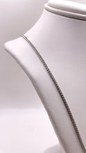 Load image into Gallery viewer, 1.5mm Palm Wheat Franco In 10 KT White Gold