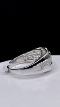 Load image into Gallery viewer, Men’s Silver Ring With CZ