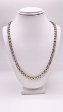 Load image into Gallery viewer, Approx 3.00 CT. Natural Diamond Illusion Setting Tennis Chain In 10 KT White Gold