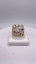 Load image into Gallery viewer, 2.02 CT. Baguette &amp; Round Natural Diamonds Men’s Square Ring In 10 KT Yellow Gold