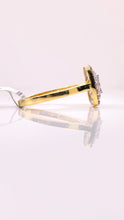 Load image into Gallery viewer, 0.70 CT. Natural Diamond Square Shape Women’s Ring In 10 KT Yellow Gold