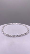 Load image into Gallery viewer, 2mm Byzantine Link Chain/Bracelet In Silver