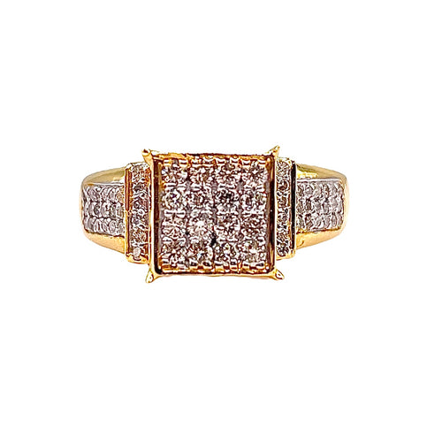 0.43 CT. Natural Diamond Women’s Ring In 10 KT Yellow Gold