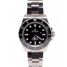 Load image into Gallery viewer, 41mm Submariner Rolex Men’s Watch With Bright Black Dial