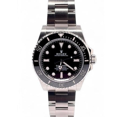 41mm Submariner Rolex Men’s Watch With Bright Black Dial