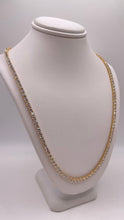 Load image into Gallery viewer, 18.80 CT. Lab Grown Brilliant Cut Tennis Chain In 10 KT Yellow Gold