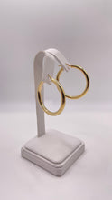 Load image into Gallery viewer, 3.7mm 10 KT Yellow Gold Hoop Earrings