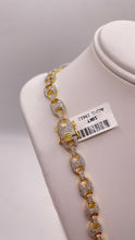 Load image into Gallery viewer, 4.32 CT. Natural Diamond Gucci Link Chain In 10 KT Yellow Gold