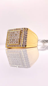 1.31 CT. Natural Diamond Men’s Ring In 10 KT Yellow Gold