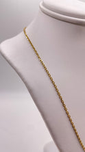 Load image into Gallery viewer, 1.5mm Dainty Cable Link Chain In 10 KT Yellow Gold