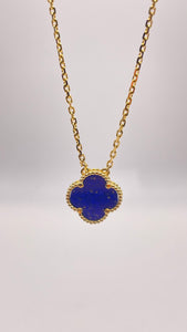 Stunning 10 KT Yellow Gold Clover Necklace