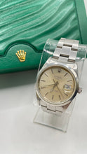 Load image into Gallery viewer, 34mm Rolex Oyster Perpetual Date Watch With Grey Dial