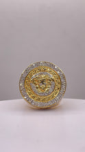 Load image into Gallery viewer, 1.66 CT. Natural Diamond Men’s Circle Shape Ring In 10 KT Yellow Gold