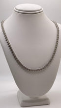 Load image into Gallery viewer, 3.45 CT. Natural Diamond Heart Shape Tennis Chain In 10 KT White Gold