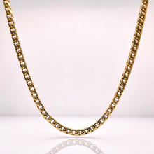 Load image into Gallery viewer, Solid Millennium Franco Link Chain In 10 KT Yellow Gold