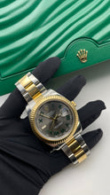 Load image into Gallery viewer, 41mm Two-Tone DateJust Rolex With Wimbledon Dial