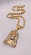 Load image into Gallery viewer, Diamond-Cut Jesus Pendent In 10 KT Yellow Gold