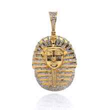 Load image into Gallery viewer, 0.70 CT. Natural Diamond Pharaoh Pendant In 10 KT Yellow Gold