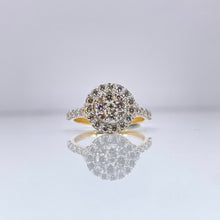 Load image into Gallery viewer, 1.04 CT. T.D.W Natural Diamond Ladies Ring In 10 KT Yellow Gold