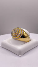 Load image into Gallery viewer, 1.14 CT. Natural Diamond Round Shape Men’s Ring In 10 KT Yellow Gold