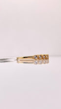 Load image into Gallery viewer, CZ Women’s Band In 10 KT Yellow Gold